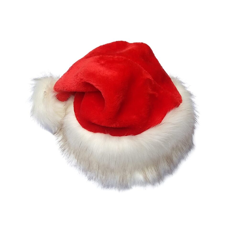 1851 Upgraded Thick Santa Hat Velvet for Adults Big Cap Comfort Double